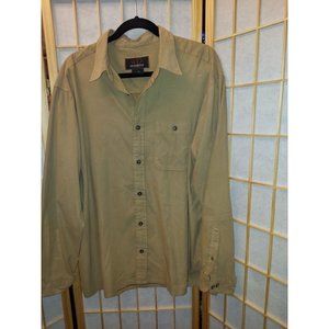 W.P. Weatherproof long sleeve suede like tan shirt (Size Large)